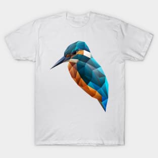 Low Poly Kingfisher T-Shirt